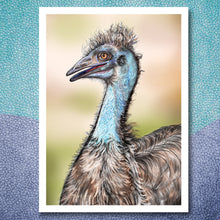 Load image into Gallery viewer, Emu print. Printable bird pictures.
