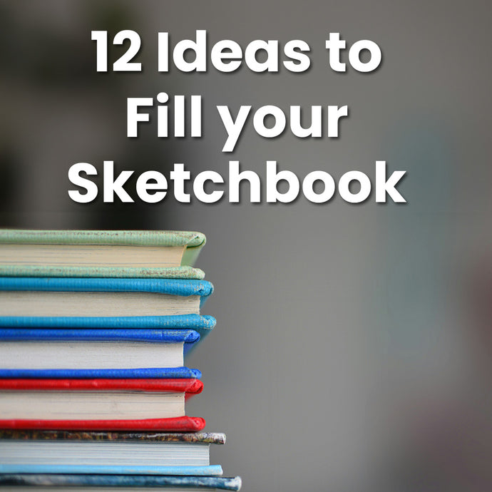 Twelve Ideas to Fill a Sketchbook for Beginners