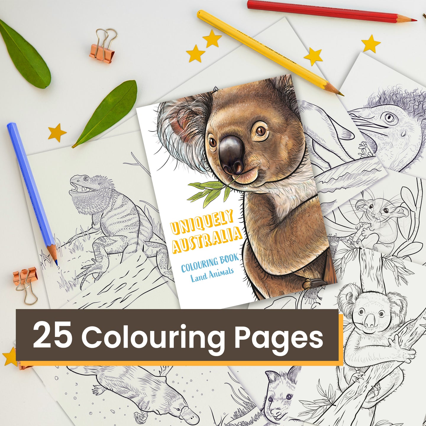 25 Page Adult Colouring Book Printable