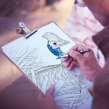 Load image into Gallery viewer, Elegant &amp; Intricate Bird Colouring In Pages
